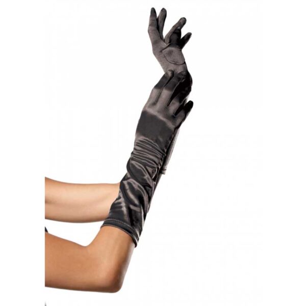 Satin-Handschuhe von Leg Avenue in 3 Farben