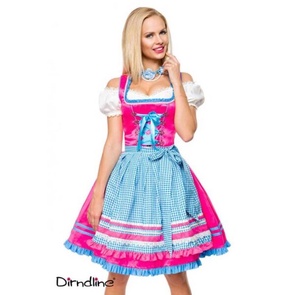 DIRNDLINE Dirndl mit Karoschürze