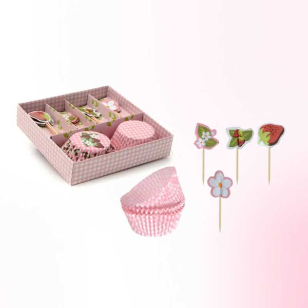 Cupcake - Muffins-Set - 48 Teile