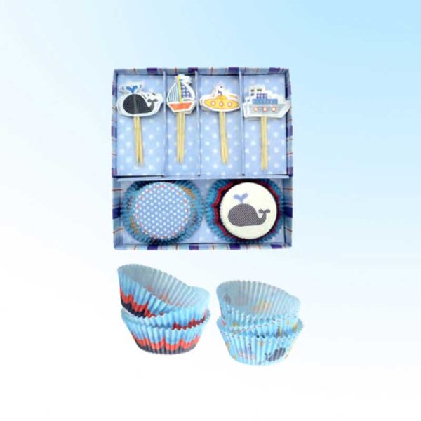 Cupcake - Muffins-Set - 48 Teile