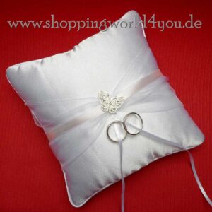 Ringkissen Strass-Schmetterling