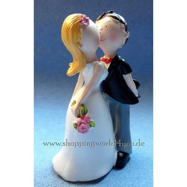 Hochzeit – Tortenfigur Brautpaar “Der Kuss”