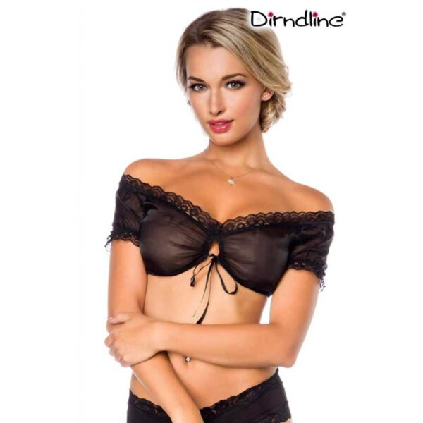 Dirndl-Bluse schwarz