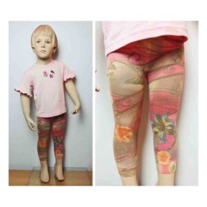 Kinderleggings Blumen