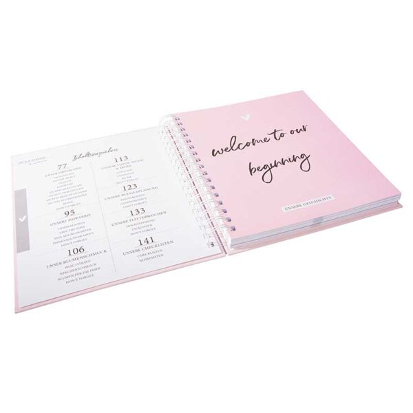 Wedding planner - Spiralbuch Hochzeitsplaner