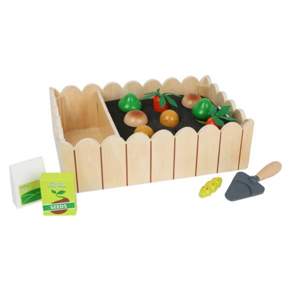 Spielset Garten aus Holz, 13 Teile