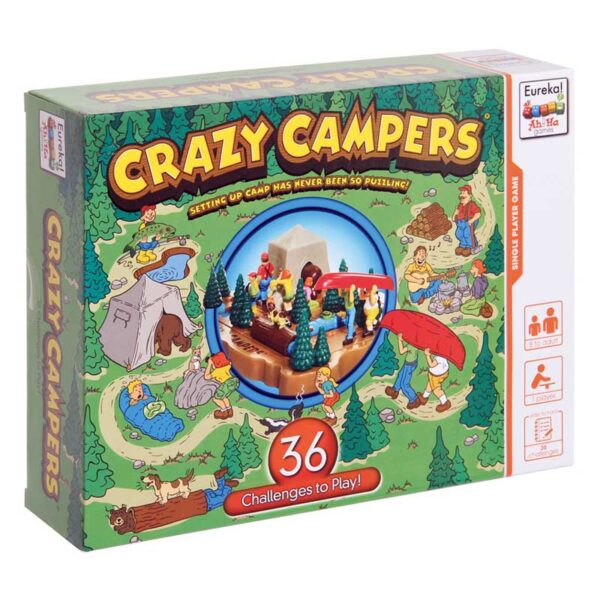 Crazy Campers, witziges Puzzle Spiel nicht nur für Kinder