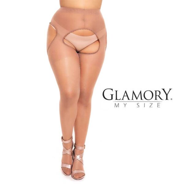 Glamory Strapsstrumpfhose make-up OZ