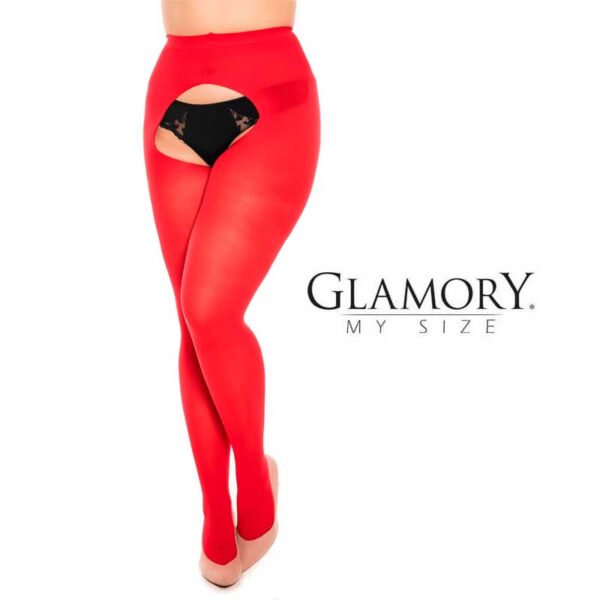 Glamory Ouvert-Strumpfhose, Gr. 40 - 62 in 3 Farben