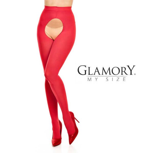 Glamory Ouvert-Strumpfhose, Gr. 40 - 62 in 3 Farben