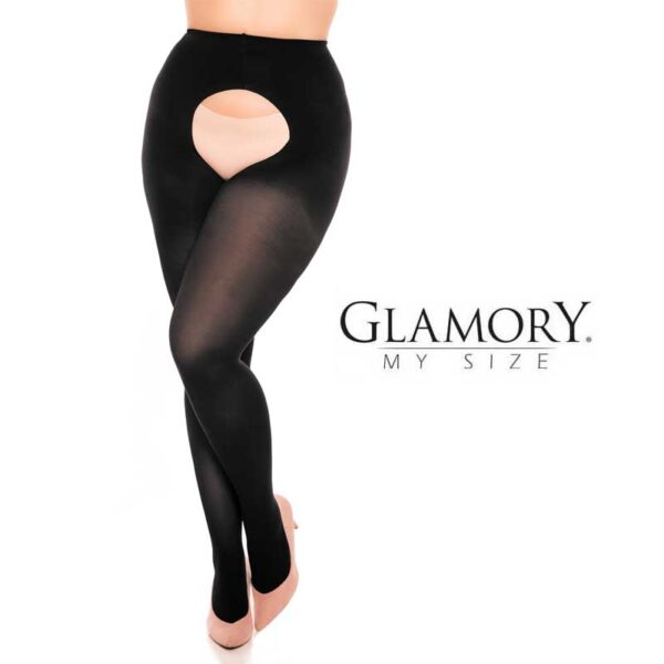 Glamory Ouvert-Strumpfhose, Gr. 40 - 62 in 3 Farben