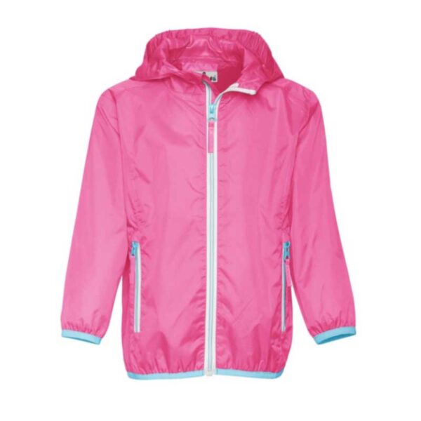 Kinder Regenjacke, faltbar, in 4 Farben, Gr. 86 - 176