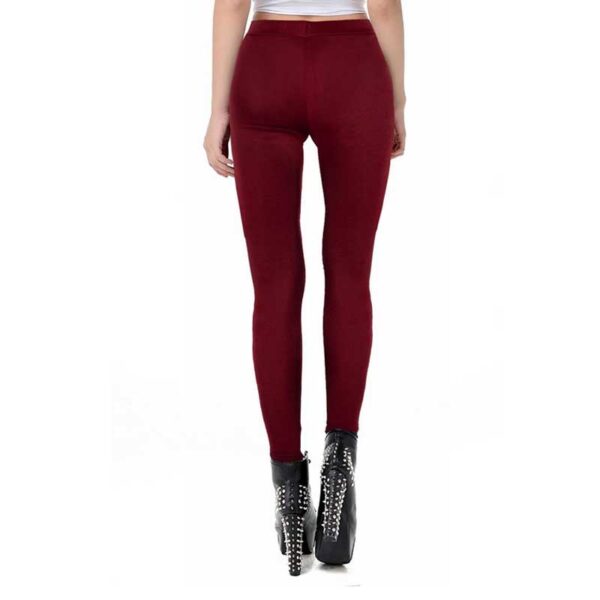 Winter Leggings von Ocultica in Rot, Gr. S -2XL