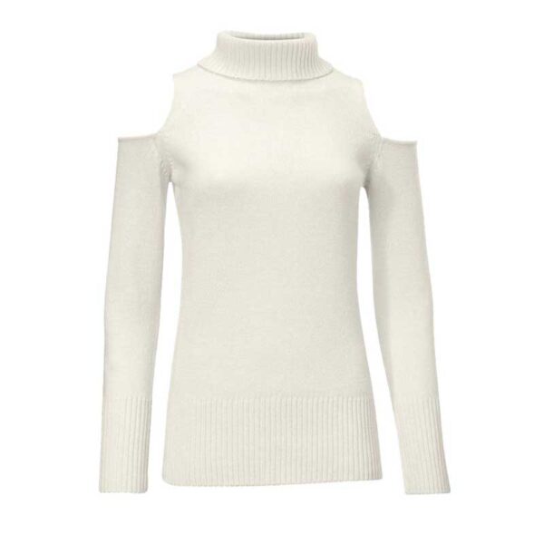 Rick Cardona Designer-Rollkragenpullover, offwhite Gr. 38 - 46