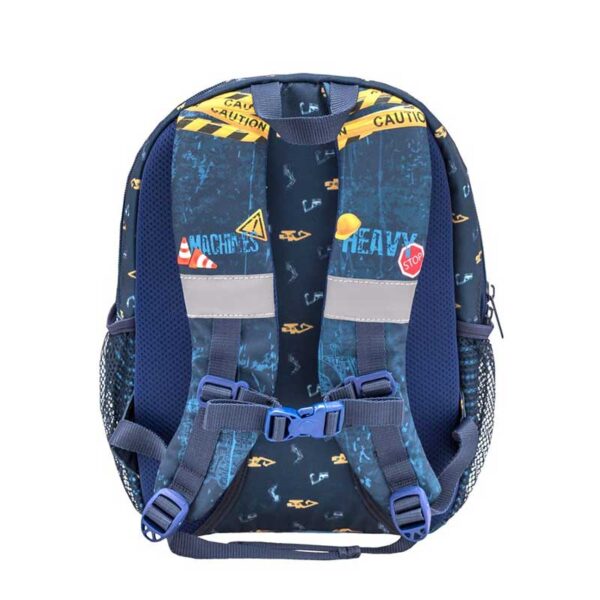 Belmil - Kiddy Plus Kindergarten Rucksack Baufahrzeuge