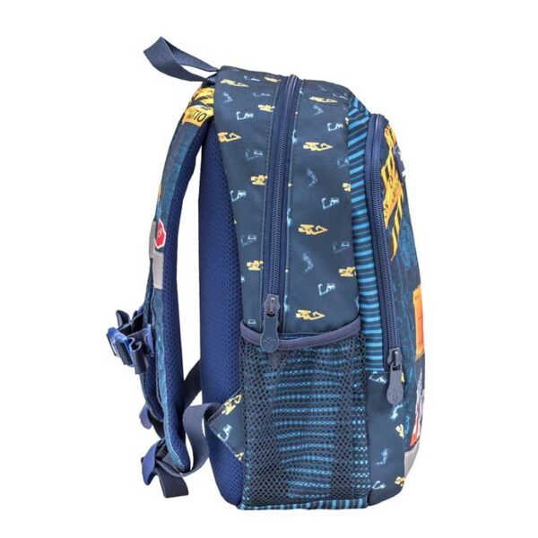 Belmil - Kiddy Plus Kindergarten Rucksack Baufahrzeuge