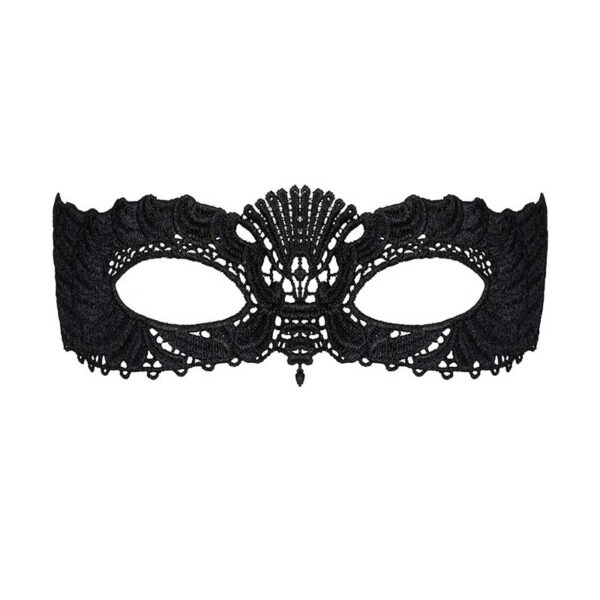 Obsessive - elegante Maske aus schwarzer Spitze