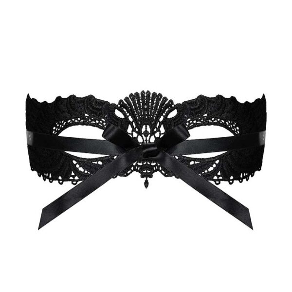 Obsessive - elegante Maske aus schwarzer Spitze